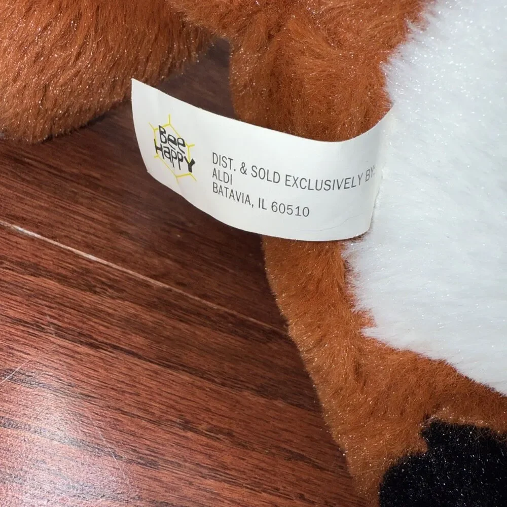 Bee Happy Brand Red Fox Plush 12